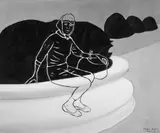 László Fehér, Ohne Titel, Öl auf Leinwand