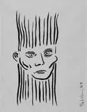 Keith Haring, Portrait of Joseph Beuys