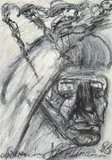 Antonius Hoeckelmann, Ohne Titel (Frauenköpfe), 9 Arbeiten: Tusche, Kohle und weiße Gouache auf schwerem Velin, jeweils