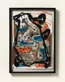Markus Lüpertz, Ohne Titel, Tuschpinsel, Aquarell und Deckweiß auf glattem Velin