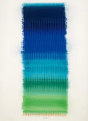 Farbchromatik by Heinz Mack, Öl und Pastellkreide auf chamoisfarbenem Ingrespapier, sold Jun 2006