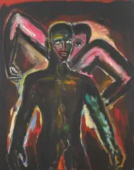 Paranoia by Helmut Middendorf, Öl auf Leinwand, sold Jun 2006