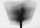 Otto Piene, Ohne Titel, Feuergouache: Gouache und Ruß auf Karton