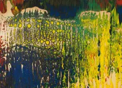 Ohne Titel by Gerhard Richter, Öl auf Karton, sold Jun 2006