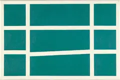Gerwald Rockenschaub, Ohne Titel, Öl auf Leinwand