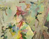 Laokoon von Ferne by Bernard Schultze, Öl auf Leinwand, sold Jun 2006