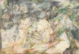 Bernard Schultze, Migof-paysage I, Aquarell auf festem Karton