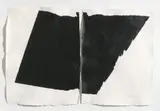 Norbert Thomas, Gerissene Form (klein) 2, Acryl auf handgeschöpftem Papier