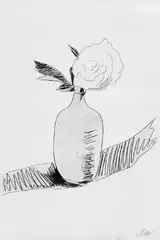 Flowers (Hand-Colored) by Andy Warhol, Serigraphie, aquarelliert, auf schwerem Velin, sold Jun 2006