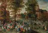 Jan Brueghel the Younger, SONNTAGSVERGNÜGEN IM DORF.