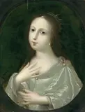 DIE HL. KATHARINA. by Meister der Schule von Fontainebleau, Öl auf Holz, sold May 2006
