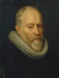 Michiel Jansz. van Mierevelt, BILDNIS EINES ÄLTEREN MANNES MIT MÜHLSTEINKRAGEN., Öl auf Holz