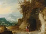 Joos de Momper, JOHANNES DER TÄUFER VOR EINER GROTTE.