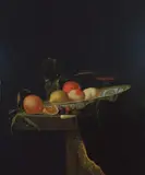 Juriaen van Streeck, FRÜCHTESTILLEBEN., Öl auf Leinwand (doubliert)
