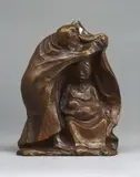Ernst Barlach, Ruhe auf der Flucht I, Bronzeplastik