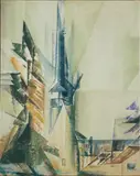 Lyonel Feininger, Gelmeroda XI, Öl auf Leinwand