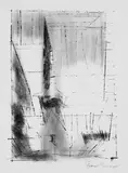 Lyonel Feininger, Gelmeroda, Original-Lithographie auf Velin
