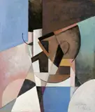Albert Gleizes, Médecin Militaire, Gouache und Aquarellfarben über Bleistiftvorzeichnung (Darstellung