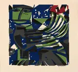 Sphinx by HAP Grieshaber, Original-Farbholzschnitt auf Velin, sold Dec 2005