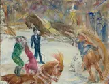 Josef Hegenbarth, Kunstreiter in der Manege