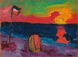 Alexej von Jawlensky, Sonnenuntergang am Meer