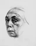 Selbstbildnis by Käthe Kollwitz, 1924, Lithografie auf dünnem Japan, sold Dec 2005