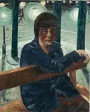 Frans Masereel, Sur le banc (Fille sur un banc)