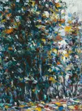 Waldinneres (Erling) by Christian Rohlfs, Öl auf Karton, sold Dec 2005