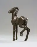 Fohlen mit angehobener linker Hinterhand by Renée Sintenis, Bronzeplastik, sold Dec 2005