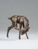 Sich kratzendes Fohlen by Renée Sintenis, Bronzeplastik, sold Dec 2005