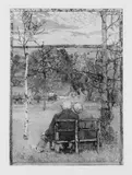 Im Mai by Heinrich Vogeler, Original-Radierung in Braun auf Japan, sold Dec 2005