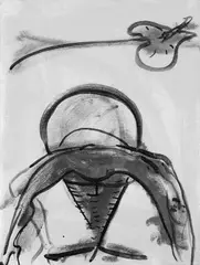 Ohne Titel by Elvira Bach, Öl auf Leinwand, sold Dec 2005