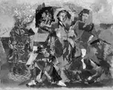 Hubert Berke, Ohne Titel, Gouache auf Papier