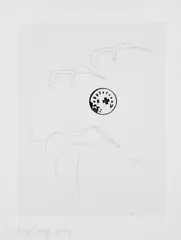 Eiszeittiere by Joseph Beuys, Original-Farblithographie mit Plattenprägung auf Velin, sold Dec 2005
