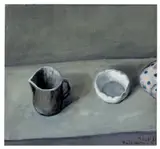 Stilleben by Klaus Fußmann, Öl auf Leinwand, sold Dec 2005