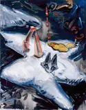 Quadriga by Jörg Immendorff, Öl auf Leinwand, sold Dec 2005