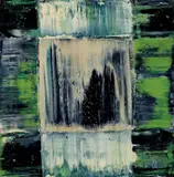 Gudrun Mertes-Frady, Green Valley, Öl auf Leinwand