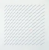 Mario Nigro, Un rosso (No 29), Öl auf Leinwand