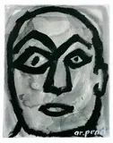 Ohne Titel by A. R. Penck, Acryl auf Leinwand, sold Dec 2005