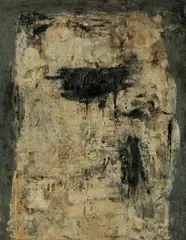 Emil Schumacher, Mobi, Öl auf Leinwand