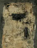 Mobi by Emil Schumacher, Öl auf Leinwand, sold Dec 2005