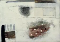 Femme à la fenetre by Kumi Sugai, Öl auf Leinwand, sold Dec 2005