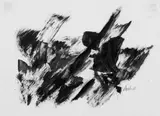 Fritz Winter, Ohne Titel. Ohne Titel, Öl bzw. Öl und Gouache auf elfenbeinfarbenem Zeichenpapier