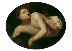 Lorenzo Pasinelli, DAS MARTYRIUM DES HL. SEBASTIAN., Öl auf Leinwand (doubliert)