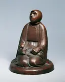 Ernst Barlach, Russische Bettlerin mit Kind (Blinde Bettlerin mit Kind), Bronzeplastik