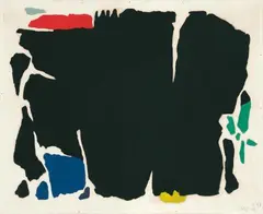 Willi Baumeister, Aru 3, Öl mit Kunstharz auf Hartfaserplatte