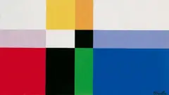 Étienne István Beothy, Komposition, Gouache auf chamoisfarbenem Halbkarton