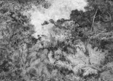 Julius Bretz, Landschaft im Siebengebirge, Öl auf Karton mit Leinwandstruktur