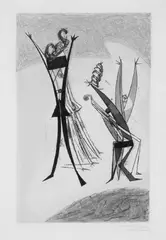 Rhythmes by Max Ernst, Original-Farblithographie auf Velin, sold Jun 2005