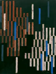 # 14 by Adolf Fleischmann, Gouache auf schwarzem Velin, sold Jun 2005